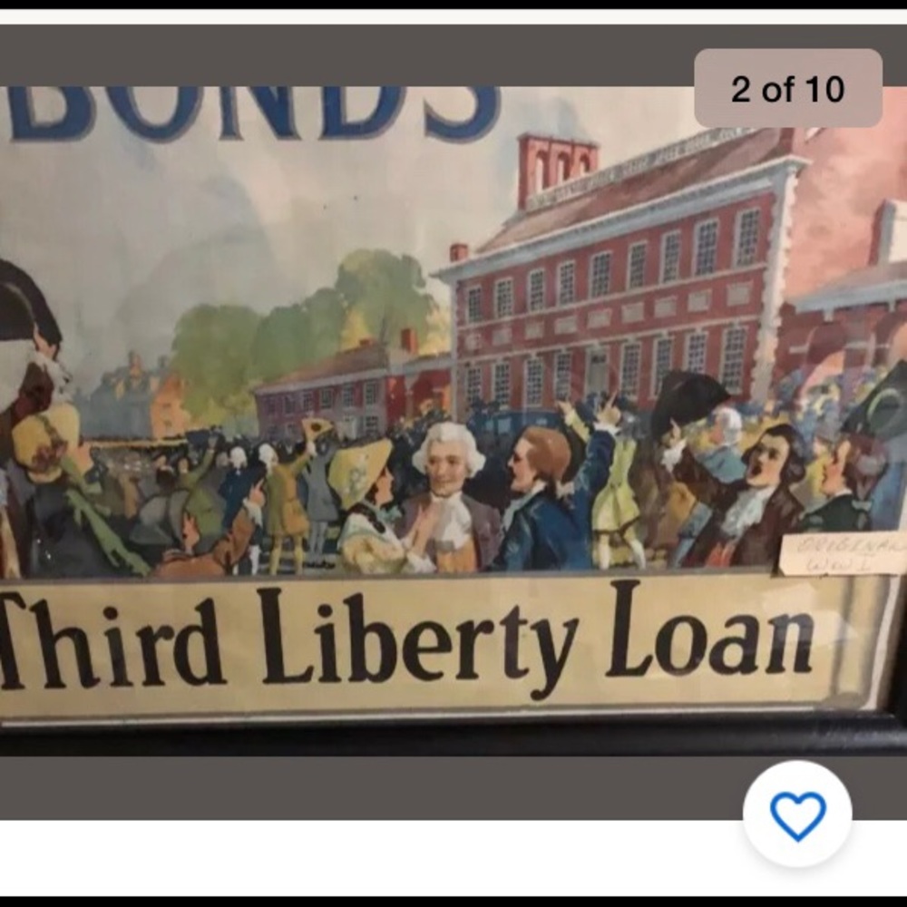 Original World war 1 Bond poster